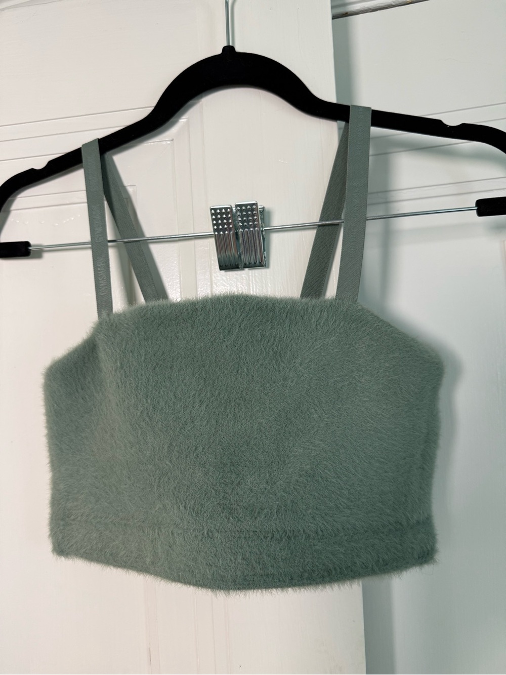 gymshark x Whitney Simmons eyelash knit sports bra